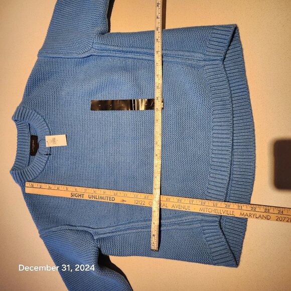 Banana republic! Cozy Blue Knit Sweater - Size Small - Picture 2 of 8